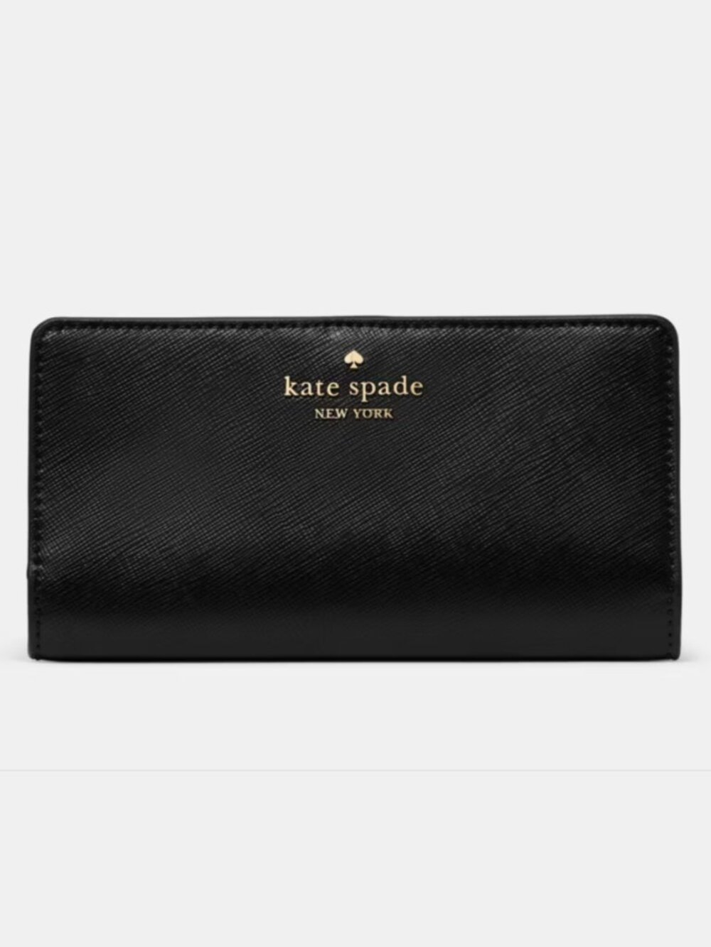 Kate Spade Black Pebbled Leather Wallet